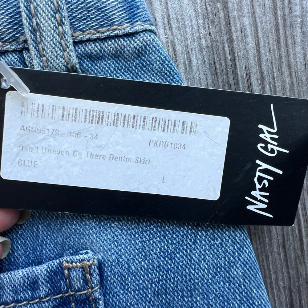 REDIAL Nasty Gal Paris Denim Women’s Skirt Sz 40 Euro Women’s 8-10 NWT NEW - Picture 8 of 9
